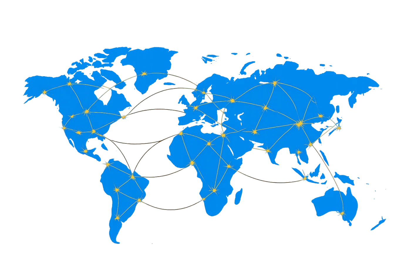 Mapa de cobertura mundial de Amvarmar